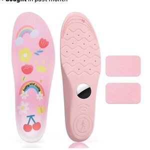 Sifemp Hidden AirTag Shoe Insoles Inserts Kids Pink Size 10–12C New in Box